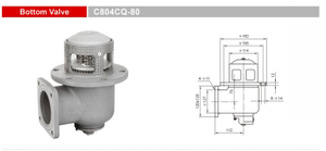 Vannes inférieures-Vannes d'urgence-GET C804CQ-80